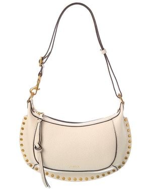 Isabel Marant Oskan Moon Leather Crossbody - Natural