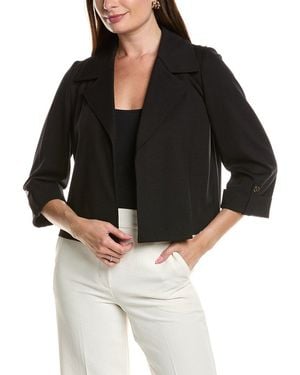 Anne Klein Drape Jacket - Black