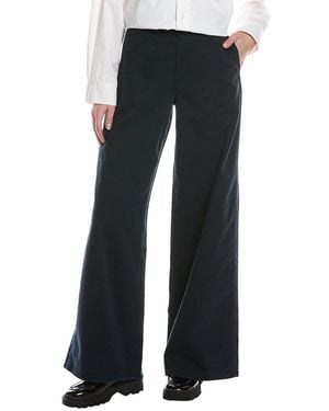 Rag & Bone Sofie Salute High-Rise Wide Leg Chino Jean - Black