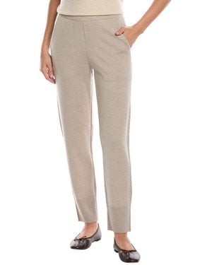 Lafayette 148 New York Double Knit Wool-Blend Jogger - Natural