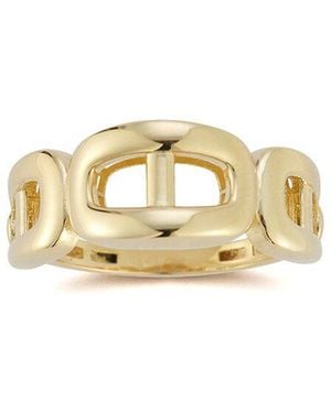Ember Fine Jewelry 14K Bold Mariner Link Ring - Metallic