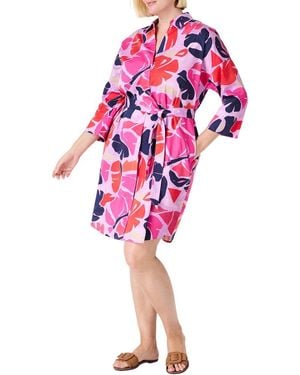 NIC+ZOE Plus Tropic Glow Dress - Pink