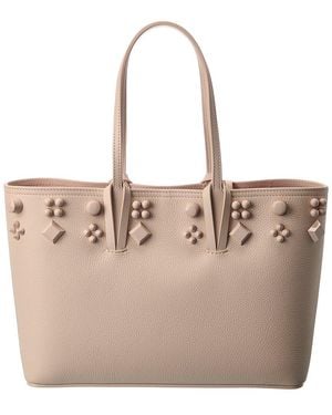 Christian Louboutin Cabata Small Leather Tote - Natural
