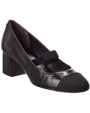 Tory Burch Chelsea Leather Mary Jane Pump - Black
