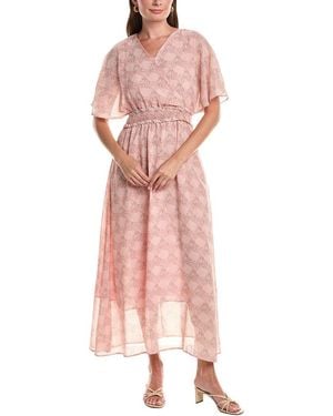 Marion Printed Maxi Dress - Pink