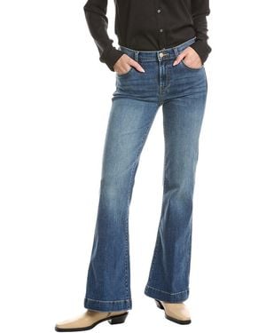 7 For All Mankind Atlanta Dojo Tailorless Flare Jean - Blue