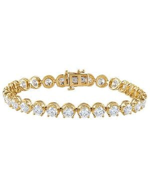 Lab Grown Diamonds 14K 11.50 Ct. Tw. Lab-Grown Diamond Tennis Bracelet - Metallic