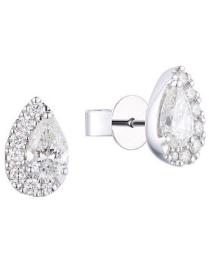 Gregg Ruth 14K 1.03 Ct. Tw. Diamond Earring - White