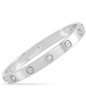 Cartier 18K Love Bracelet (Authentic Pre-Owned) - White