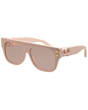 Stella McCartney 55Mm Sunglasses - Natural