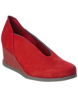 Arche Okobha Leather Pump - Red