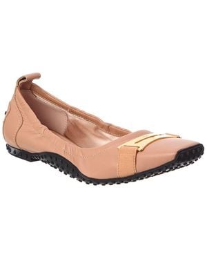 Tod's Leather Flat - Pink