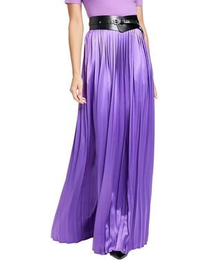 Toccin Dillon Midi Skirt - Purple
