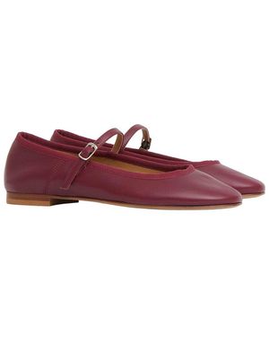 Mansur Gavriel Dance Leather Mary Jane - Red
