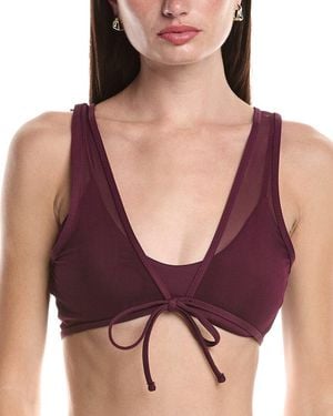 Becca Muse Layered Bralette - Purple