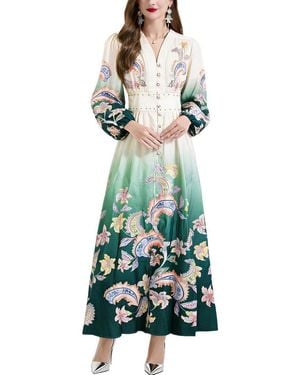 Vincent Maxi Dress - Green