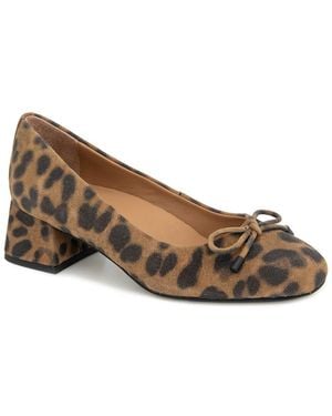 Gentle Souls Lancine Suede Pump - Brown