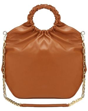 Agl Attilio Giusti Leombruni Gretty Leather Tote - Brown
