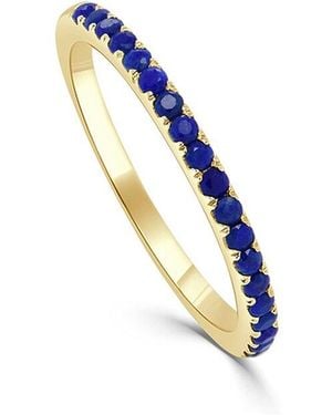 Sabrina Designs 14k 0.29 Ct. Tw. Lapis Half-eternity Ring - Blue