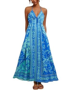 CAMILA BLANCO Maxi Dress - Blue