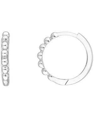 HAWLEY ST 14K Bead Earrings - White