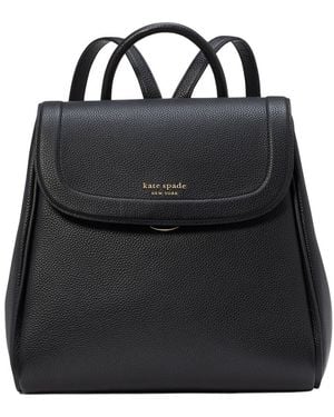 Kate Spade Knott Leather Backpack - Black