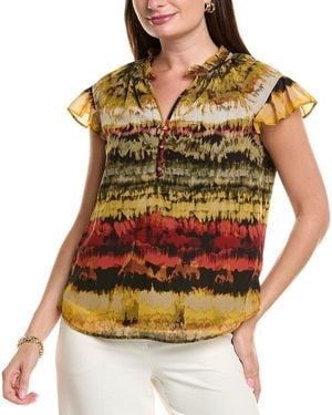 Anne Klein Raglan Top - Multicolour