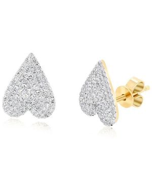 Diana M. Jewels 14k 0.46 Ct. Tw. Diamond Earrings - Metallic