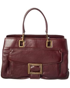 Roger Vivier Leather Satchel - Red