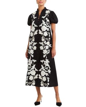 mestiza Elliana Barong Midi Dress - Black