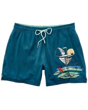 Robert Graham Golf Martini Swim Short - Blue