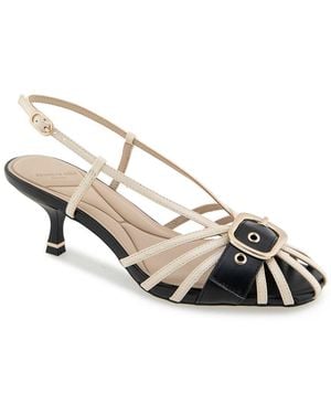 Kenneth Cole Glenda Slingback Court Shoes - Metallic
