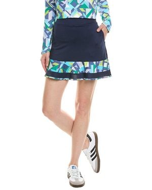 Callaway Apparel Printed Skort - Blue