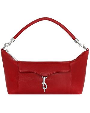 Rebecca Minkoff M.A.B. Nano Leather Shoulder Bag - Red