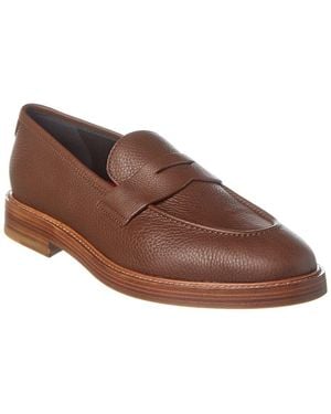 Isaia Leather Loafer - Brown