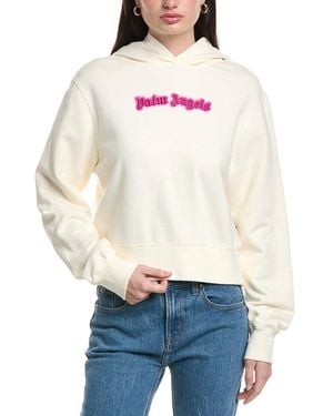 Palm Angels Hooded Sweatshirt - White