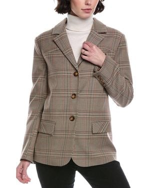Walter Baker Stormi Relaxed Fit Blazer - Brown
