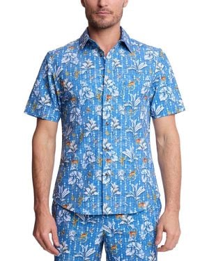Paisley & Gray Gilby Swim Shirt - Blue