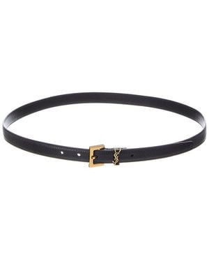 Gucci Saint Laurent Cintura Leather Belt - Blue