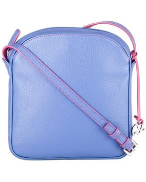 Mywalit Medium Leather Shoulder Bag - Blue