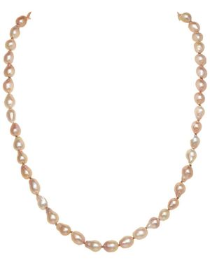 Margo Morrison 7-8Mm Pearl Necklace - Metallic