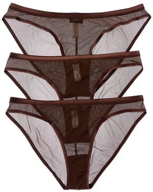 Cosabella 3Pk Soire Confidence Bikini - Brown