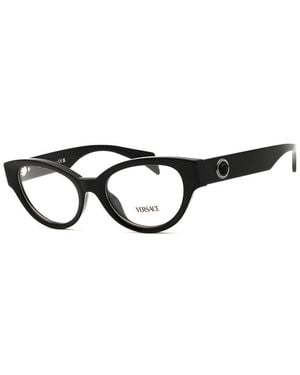 Versace 51Mm Optical Frames - Black
