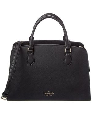 Kate Spade Addie Leather Satchel - Black