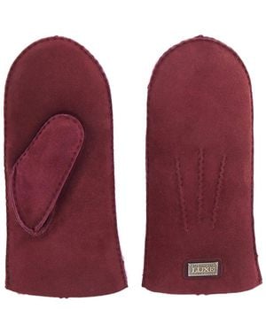 Australia Luxe Sheepskin Mitts - Red