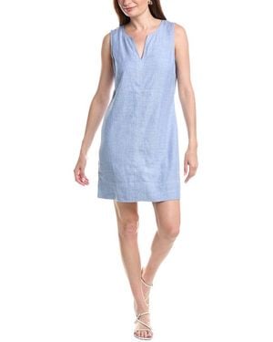 Tommy Bahama Palm A Dora Linen-Blend Mini Dress - Blue