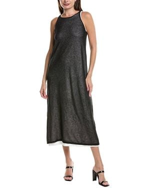 Kenneth Cole Layered Sheer Maxi Dress - Black