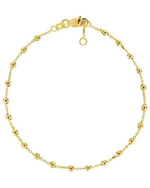 HAWLEY ST 14K Bead Bracelet - Metallic