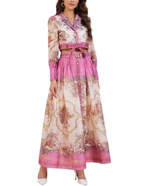 Kaimilan Shirt & Skirt Set - Red