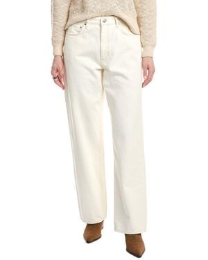 Rag & Bone Shea High-Rise Ecru Relaxed Straight Jean - Natural